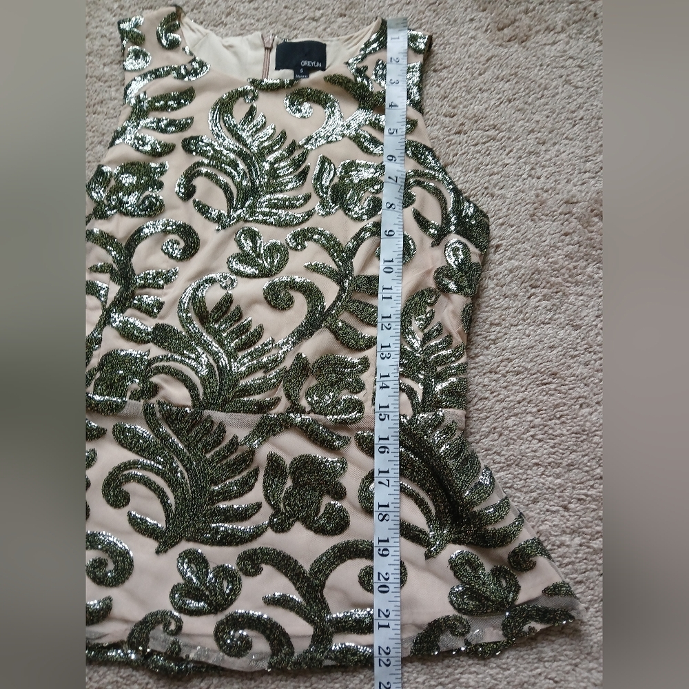 Greylin by Anthropologie Sequined Top size Small - Picture 3 of 7